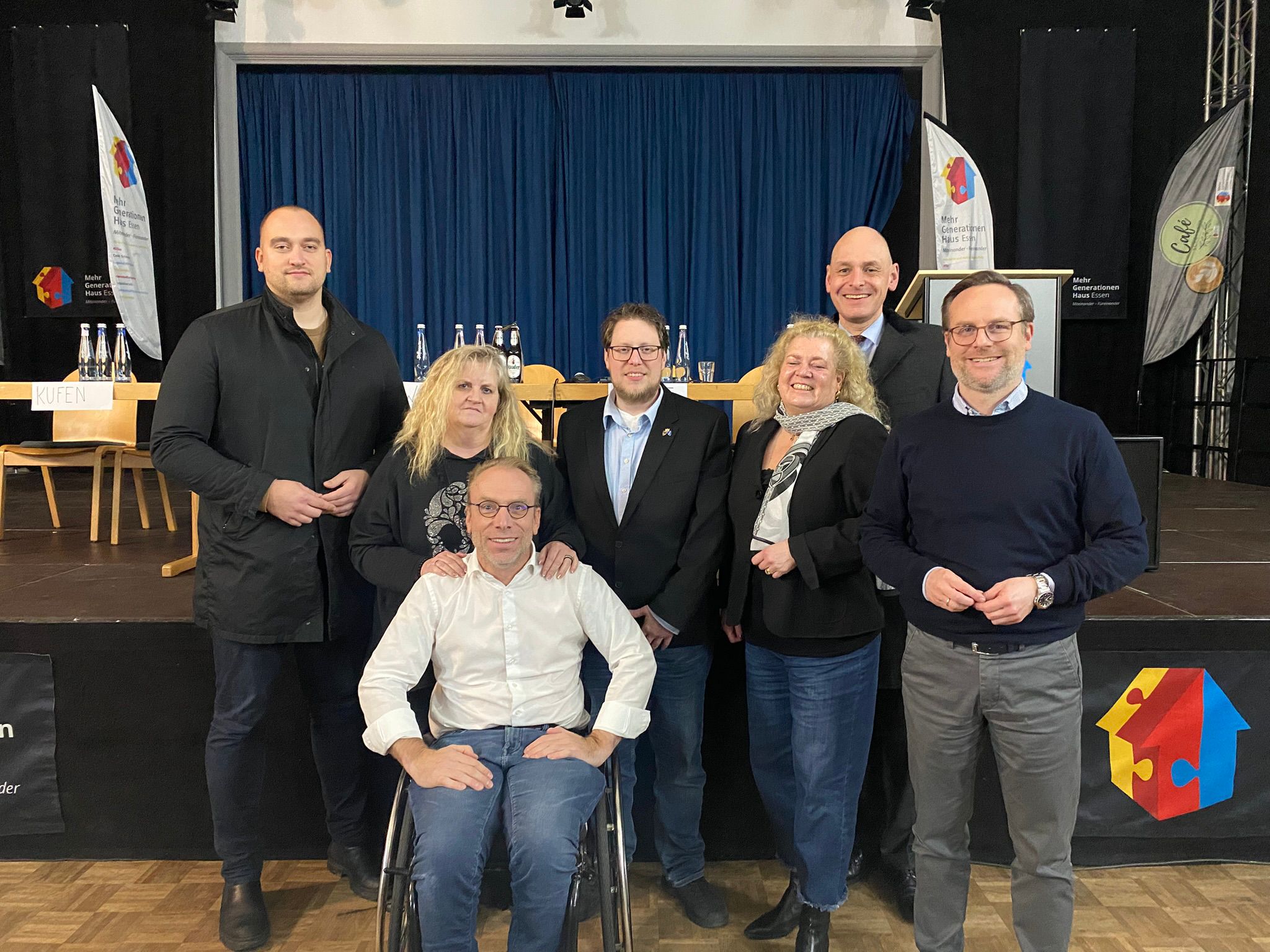 v. l. n. r. Daniel Haentjes, Manuela Rieckhof, Ralf Bockstedte, Björn Föhse, Maria Thomé-Schmischke, Horst Hindrichs, Dr. Andreas Kalipke