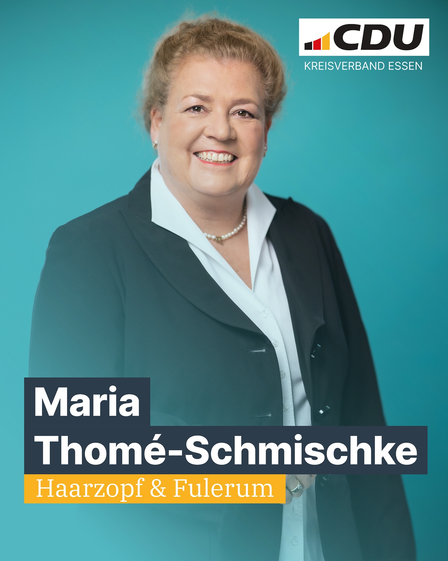 Maria Thomé-Schmischke  -  Unsere Ratskandidatin für Fulerum und Haarzopf